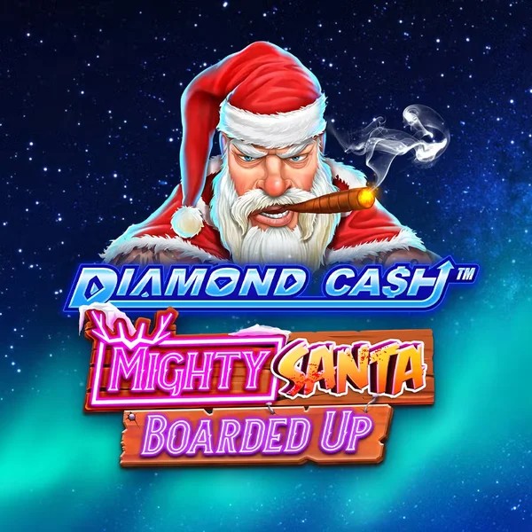 Diamond Cash Mighty Santa Boarded Up logo by Greentube at Betnation Casino