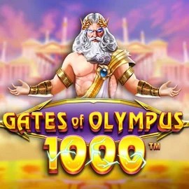 Gates of Olympus 1000 online game logo by Pragmatic Play on betnationcasino.com